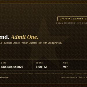 Legends Big Smoke — legends big smoke eticket sample